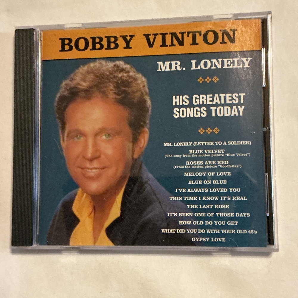 Mr. Lonely CD - Blue & Orange Cover